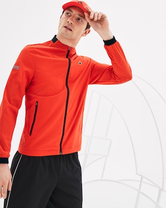 Funktionelle Herren LACOSTE SPORT NOVAK DJOKOVIC COLLECTION Jacke