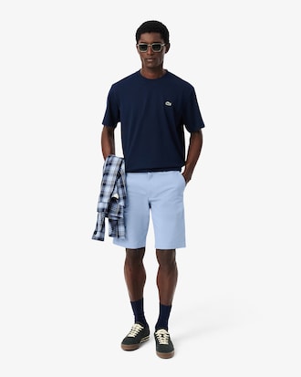 Chino-Shorts aus Stretch-Twill