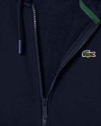 Hoodie aus Fleece mit Reißverschluss