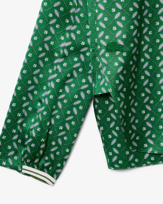 Übergroßes Hemd Runway mit Print