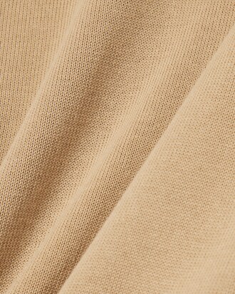 Einfarbiger Pullover aus Baumwolle mit Rundhalsausschnitt
