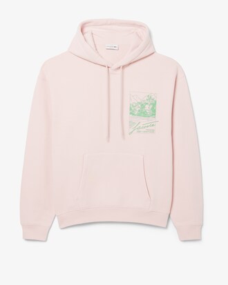 Hoodie aus Fleece mit Print