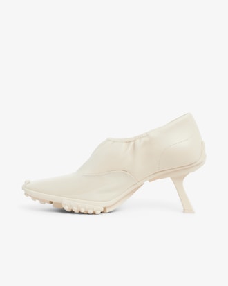 Damen-Sneakers Runway aus Leder mit Absatz