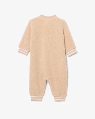 Babyoverall aus Sherpa-Fleece f&uuml;r Neugeborene