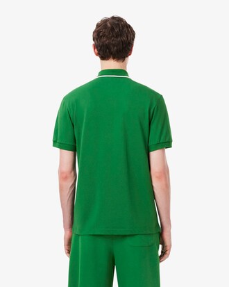 Classic Fit-Polohemd aus Piqu&eacute; mit Print