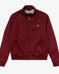 Herren-Kurzjacke aus Baumwoll-Twill mit Rei&szlig;verschluss