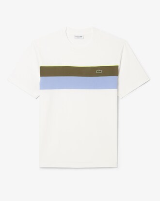 T-Shirt aus Jersey mit Colorblock-Design