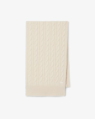 Kaschmirschal Runway mit Zopfmuster