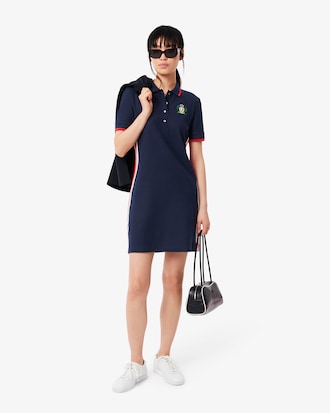 Französisches Slim Fit-Polokleid