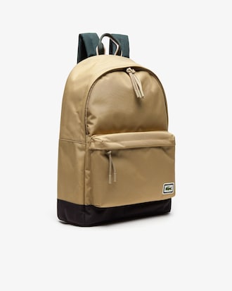 Zweifarbiger Herren-Rucksack aus Canvas