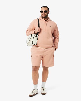 Cargo-Shorts aus Baumwollfleece