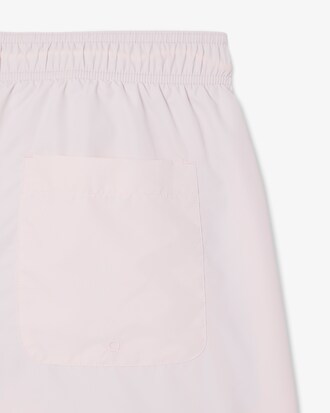 Halblange, einfarbige Badehose