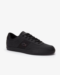 Herren-Sneakers COURT-MASTER aus Ton-in-Ton Leder und Synthetik