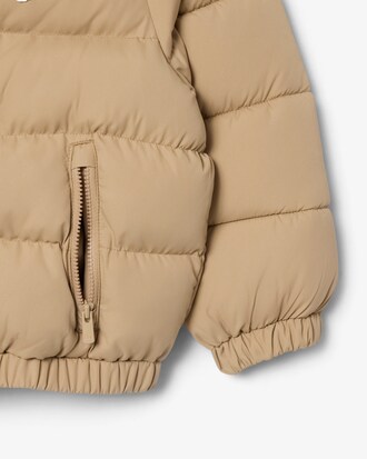 Unisex-Puffer-Jacke mit Kapuze