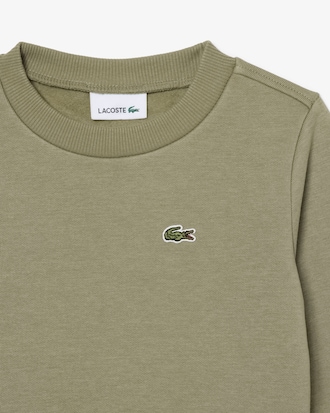 Unisex-Sweatshirt aus Fleece mit Rundhalsausschnitt