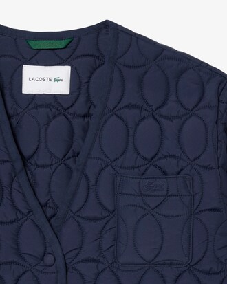 Wasserabweisende, abgesteppte Tennisjacke