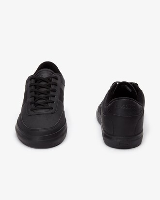 Herren-Sneakers COURT-MASTER aus Ton-in-Ton Leder und Synthetik