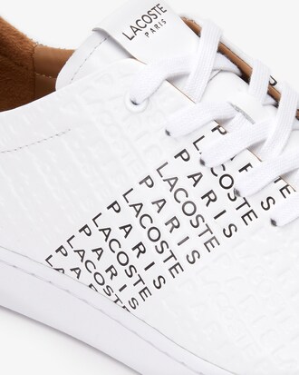 Herren-Sneakers CARNABY EVO aus Leder (mit LACOSTE-Schriftzug)
