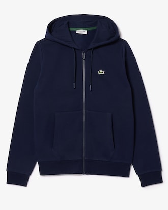 Hoodie aus Fleece mit Reißverschluss