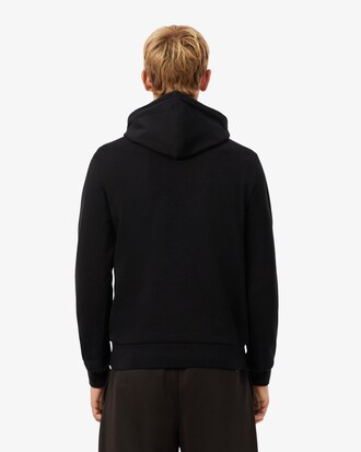 Hoodie aus Fleece mit Colorblock-Design