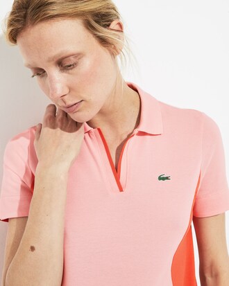Damen Golf-Poloshirt mit Colorblocks LACOSTE SPORT