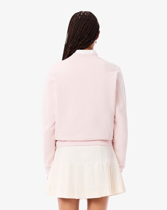 Relaxed Fit-Sweatshirt aus Fleece mit Rundhalsausschnitt