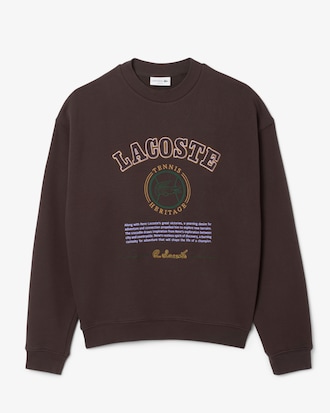 Sweatshirt aus Fleece mit Heritage-Stickerei