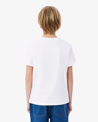 T-Shirt aus Baumwolle mit Kroko-Print