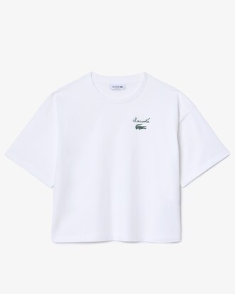 T-Shirt aus Baumwolle mit Logo