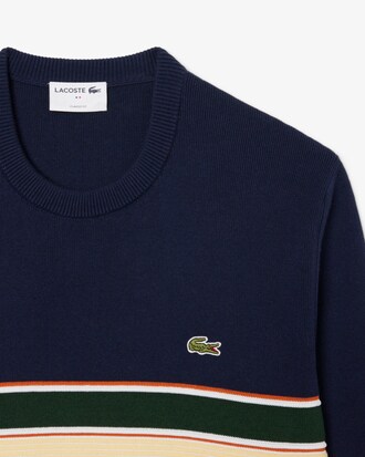 Französischer Pullover mit Streifen