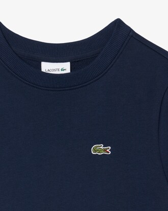 Kleid aus Fleece mit langen &Auml;rmeln