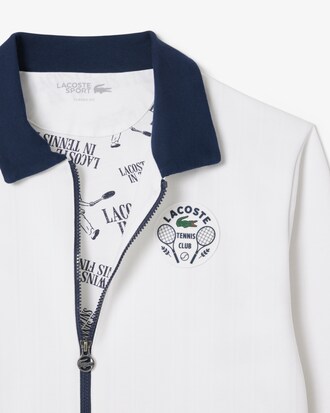 Tennisjacke Heritage, mit Badge-Detail und Ultra Dry-Technologie