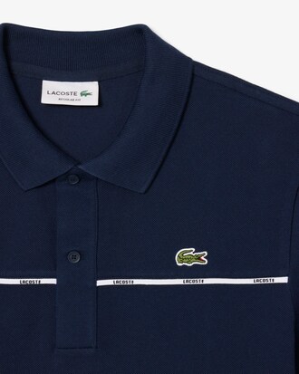 Regular Fit-Polohemd L.12.12 mit Logo-Einfassung