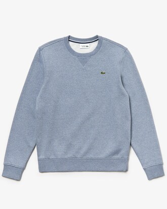 Einfarbiges Rundhals-Sweatshirt aus Baumwollfleece LACOSTE SPORT Tennis