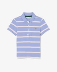 Polohemd aus Petit Piqu&eacute; mit Streifen