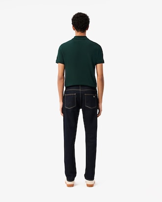 Indigo-Jeans mit 5 Taschen, Slim Fit