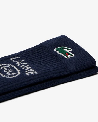 Golfsocken aus Boucl&eacute;-Baumwolle