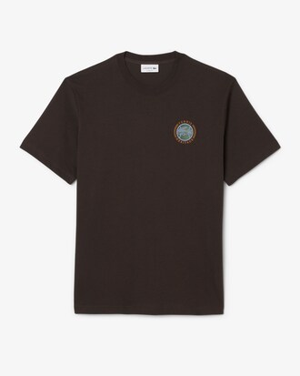T-Shirt aus Jersey mit mehreren Prints