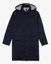 Herren Regenmantel mit abnehmbarer Kapuze