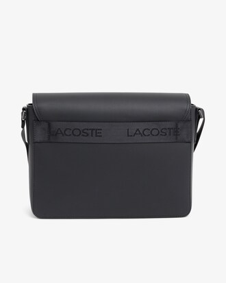 Breite Kuriertasche Langon aus Petit Piqu&eacute;