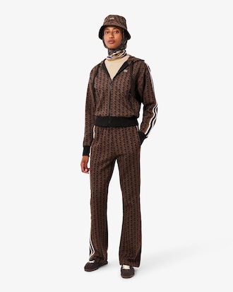 Bob-Hut aus Jacquard mit Monogramm