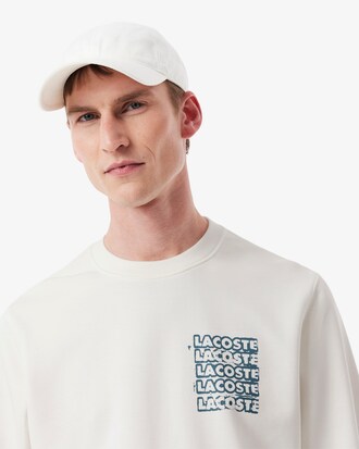 Sweatshirt aus Fleece mit grafischem Druck