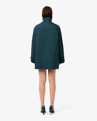 Runway oversized Minikleid aus Twill