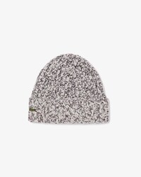 M&uuml;tze aus Rippstrickwolle mit Bommel