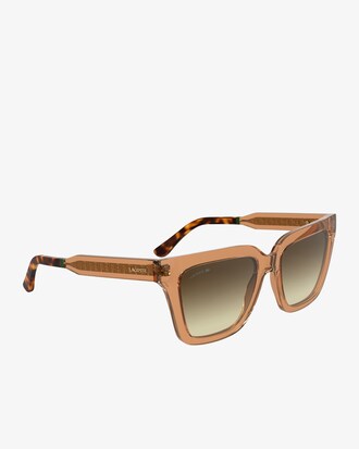 Rechteckige Brille mit Monogramm