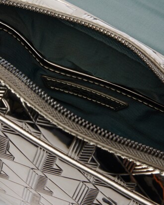 Silberne Kuriertasche The Blend