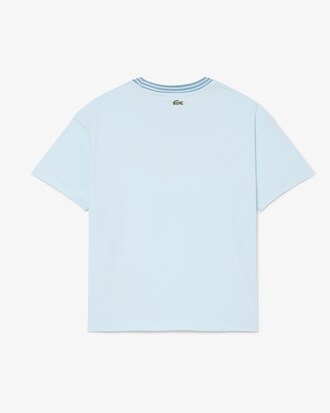 T-Shirt aus Baumwolle mit Lacoste-Branding