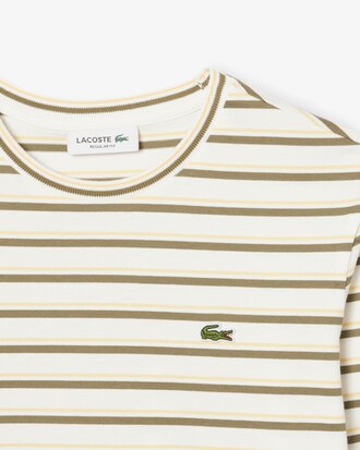 T-Shirt aus gestreiftem Jersey mit langen Ärmeln