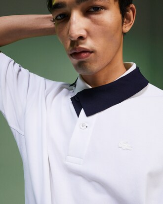 Fashion Show Herren-Poloshirt mit Kontrastkragen