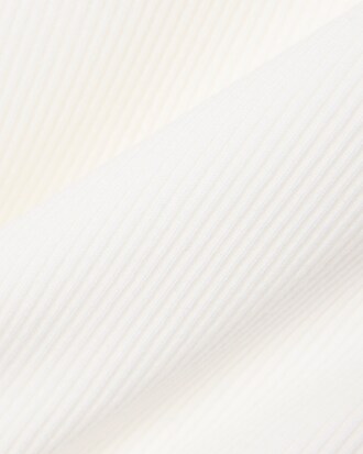 Slim Fit-T-Shirt aus gerippter Baumwolle
